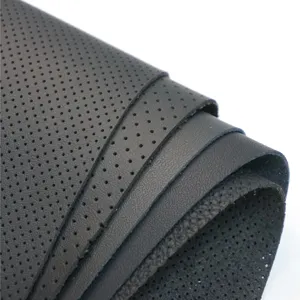 Well-Ventilated Perforated Microfiber Faux Leather For Car Seat