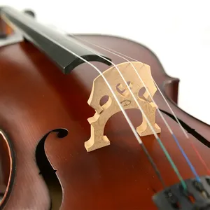 4/4 3/4 1/2 1/4 1/8 fait à la main violoncelle en bois massif son puissant dessus en épicéa dos en érable arc en bois du Brésil porter sac de violoncelle roues étui ensemble - Product Image 2