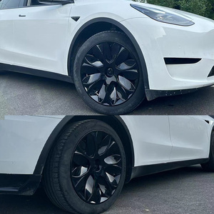 Venta al por mayor nuevo modelo Y 19 pulgadas cubierta de rueda de coche ABS cubiertas de llanta tapacubos de rueda <span class=keywords><strong>para</strong></span> Tesla - Product Image 3