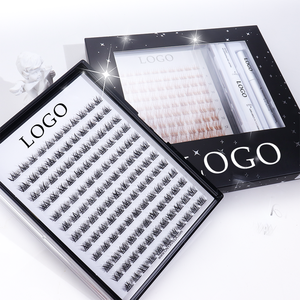 Kit de Pestañas Postizas Negras de Marca Privada, Kit de Pestañas Postizas con Logotipo Personalizado, Kit de Pestañas Postizas de Cachemira con Empaque Personalizado - Product Image 1