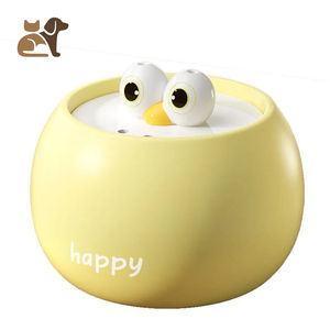 Divertido Dispensador <span class=keywords><strong>de</strong></span> <span class=keywords><strong>Agua</strong></span> Eléctrico con <span class=keywords><strong>Ojos</strong></span> Grandes para Gatos, Bebedero Automático Circulante <span class=keywords><strong>de</strong></span> Bajo Ruido con Forma Redonda para Perros - Product Image 1