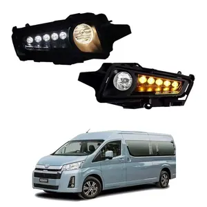 ไฟตัดหมอก + Led DRL ไฟวิ่งกลางวันสำหรับ Toyota Hiace Commuter GL H300 2019 2020 2021