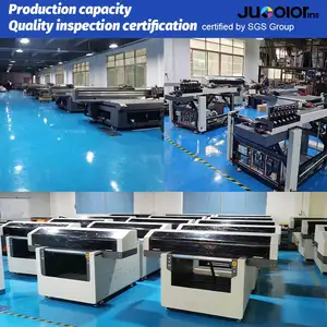 Jucolor Double 6090 UV Printer Flatbed semua ukuran UV mesin cetak dengan DX7 TX800 dan lainnya