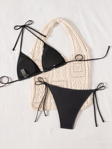 Wholesale Three Swimwear Beachwear 2 Piece <b>Set</b> Swimsuit High Waist Sexy Beach <b>Cover</b> <b>up</b> <b>Bikini</b> <b>Set</b> - Product Image 5