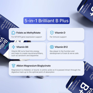 Vitamine B6, vitamine D3 et vitamine B12 de haute qualité en marque privée. Fournissent de l'énergie pour le métabolisme et stimulent le système immunitaire. Capsules. - Product Image 5