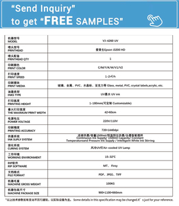 Nueva <span class=keywords><strong>Impresora</strong></span> de Etiquetas de Inyección de Tinta UV <span class=keywords><strong>4260</strong></span> DTF CMYK 3 en 1 Versátil para Tarjetas, Papel, Cuero, Acrílico, Madera y Aluminio - Product Image 3