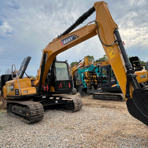 Excavatrice sur chenilles hydraulique agricole SANY SY135C-9 d'occasion, 13T, moteur Isuzu, composants essentiels - Product Image 1