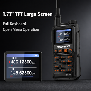 Talkie-walkie analogique portable VHF/UHF double bande BF-18L, puissance de sortie 5W, 999 canaux, anglais, résistant à l'eau IPX-1 - Product Image 2
