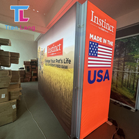 Cadre en aluminium de cabine d'exposition portative personnalisable de 10x10 et tissu de tension pour l'affichage de salon pour des expositions