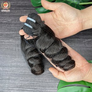 Paquet de cheveux humains pour les femmes noires en gros Remy cuticule Alianed vendeur de cheveux 100% faisceaux de tissage de cheveux humains, brésilien brut vierge - Product Image 2