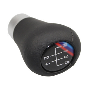 Poignée de levier de vitesses BMW en cuir, 5 ou 6 vitesses, style ergonomique rond - Product Image 5