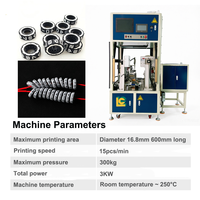 Neue LC TC-RD3 Vollautomatische Pneumatische Buchstabenrad-Heißprägemaschine mit Vibrationsförderer 15 Stück/Min für Hohe Effizienz