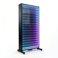 Vitrine de présentation en acrylique transparent et métal pour cartes à collectionner, cartes de baseball et cartes sportives, présentoirs