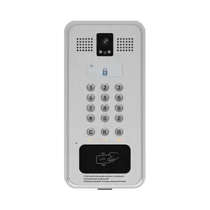 Yüksek uyumluluk kapı telefonu sistemi kapı zili akıllı SIP görüntülü diyafon erişim kontrolü interkom ve yayın