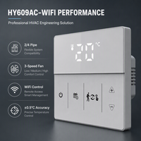 맞춤형 팬 코일유닛 및 아파트/실내 난방용 중앙 에어컨 냉방용 스마트 라이프 WIFI 온도 조절기