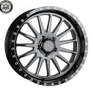 ล้อแม็กซ์ออฟโรดสีดำขอบ 24 นิ้ว 20x10 20x12  หน้าเจียร ET -<span class=keywords><strong>44</strong></span> สำหรับรถยนต์ขับเคลื่อน 4 ล้อ  5 รู 127 5 รู 139.7 6 รู 139.7  แบบเว้าลึก - Product Image 4