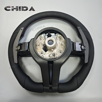 Volant en cuir avec palettes magnétiques adapté aux BMW F10 F30 F20 F11 F22 F31 F32 F36 320 F15 F25 F07 F01 M3 M4 M5 M6