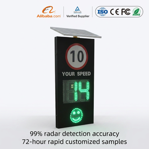 Señal <span class=keywords><strong>de</strong></span> Tráfico LED Solar SHENGHAO con Película Reflectante <span class=keywords><strong>de</strong></span> Cuarto Grado, Pantalla <span class=keywords><strong>de</strong></span> 18 Pulgadas - Product Image 1