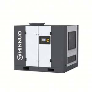 Minnuo ISO CE Certificación 100hp 55kw Compresor de aire de tornillo Compresión de dos etapas con alta eficiencia - Product Image 4