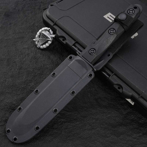 KB EK MODEL 5 EK45 Straight Drop Point Bowie Knife Outdoor Camping Stainless Steel Glass Fiber Handle 4mm Thickness DIY OEM 20cm - Product Image 5