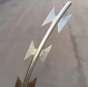 Alambre de púas de seguridad galvanizado de alta calidad, tipo <span class=keywords><strong>concertina</strong></span>, antiescalada, con cuchillas, precio competitivo - Product Image 2