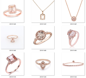 925 Sterling Silver Rose Gold Plated Trendy Engagement <b>Ring</b> with Rose <b>Quartz</b> for Wedding & Anniversary - Product Image 4