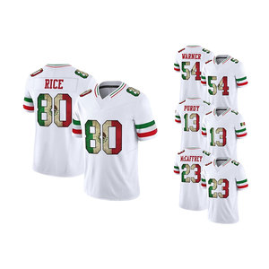 2025 2026墨西哥新缝制美式足球球衣批发23麦卡弗里13珀迪85基特尔80米54华纳做定制 - Product Image 5