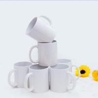Tasse en Grès Céramique Blanc de 11 oz Personnalisée en Gros avec Revêtement de Sublimation pour la Rentrée Scolaire