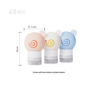 Donut Silicone Bottling Set Press Bag Travel Portable Cosmetic Lotion <b>Storage</b> Bag - Product Image 6