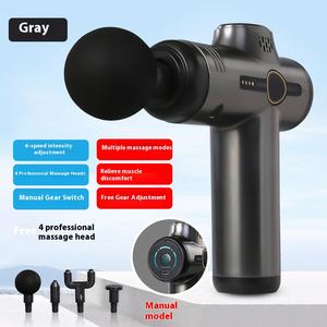 Mini pistola de masaje de percusión corporal eléctrica portátil, masajeador muscular de tejido profundo recargable, Control de sincronización, garantía de un año - Product Image 4