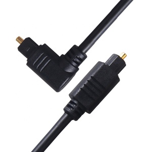 <span class=keywords><strong>สาย</strong></span>สัญญาณเสียง Toslink <span class=keywords><strong>SPDIF</strong></span> คุณภาพสูง แบบบาง หัวงอ 90 องศา ชุบทอง 24K พร้อมปลอกหุ้ม PVC สำหรับเครื่องเล่น DVD และจอภาพ - Product Image 6