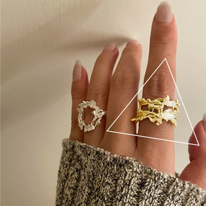 2025 nuevo Anillo de plata de ley S925 de estilo Vintage para mujer diseño de dedo índice de dedo abierto único regalo de lote pequeño sólido elegante - Product Image 6