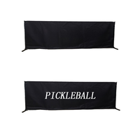 Barrière de séparation pour terrain de pickleball en tissu Oxford et tubes en acier de 234*72 cm avec installation facile