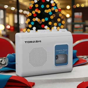 Reproductor de Casetes Vintage de Marca Personalizada, Reproductor de Casetes de Audio Portátil Retro, Walkman con Altavoz, Conector de Alimentación USB Tipo C - Product Image 6