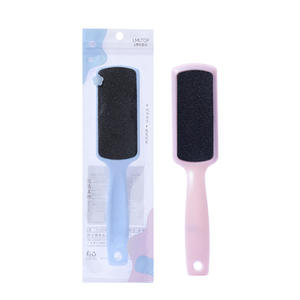 LMLTOP Lima de pies de doble cara C0355 con papel de lija grueso y fino para eliminar callos, rosa y azul, paquete individual - Product Image 2