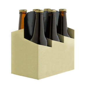Porte-bouteilles de bière en carton ondulé de 2 mm avec logo personnalisé, matériaux recyclés, pour un transport sûr et facile - Boîte à bière 6 bouteilles - Product Image 3