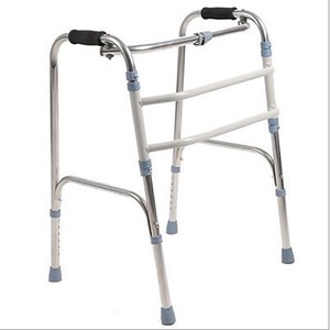 Aide à la marche en acier inoxydable 70-80cm x 50cm x 45cm pliable pour personnes âgées, équipement de réadaptation - Product Image 5