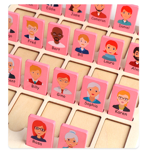 เกมเล่นเพื่อการศึกษาสำหรับเด็กทายสิว่าฉันเป็นใครของเล่นแบบโต้ตอบสำหรับเด็กเกมกระดานปริศนา - Product Image 3