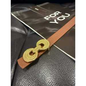 Cinturón de Mujer Fiori con Hebilla de Doble Punta, Estilo Casual, de Aleación y Cuero PU - Product Image 3