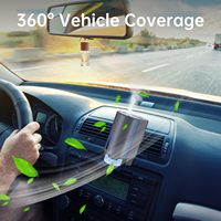 Diffuseur d'aromathérapie LED haut de gamme pour voiture, désodorisant et diffuseur d'huiles parfumées avec fixation sur grille d'aération, parfum ciblé
