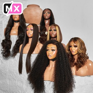 Peluca de Cabello Humano Virgen Brasileño <span class=keywords><strong>Yaki</strong></span> HD Lace Frontal 13x4 al por Mayor, Peluca Frontal de Encaje sin Pegamento, Lacia y Rizada para Mujeres Negras - Product Image 6