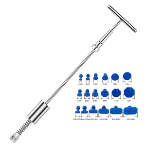 Herramienta de Reparación con Deslizador para Eliminar Abolladuras y 18 Arandelas de Plástico Azules para Reparaciones de Carrocería en Vehículos - Product Image 4