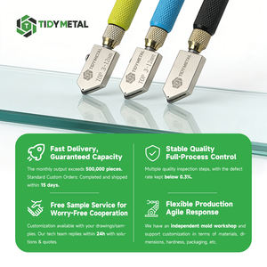 유리 절단기 다이아몬드 팁 유리 절단 펜 플라스틱 손잡이 안전 고품질 절단 도구 - Product Image 6