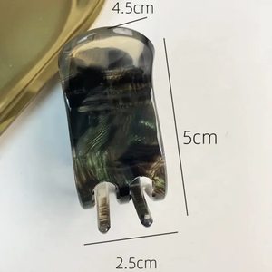 Mini pince à cheveux de luxe en acétate – Faite à la main, légère et écologique <span class=keywords><strong>pour</strong></span> coiffures mi-attachées et <span class=keywords><strong>pour</strong></span> dompter les mèches rebelles - Product Image 6