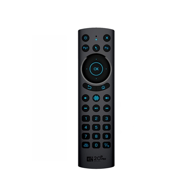 G20BTS Plus Gyroscope BT5.0 IR Learning Remote Voice Function 2.4GHz Wireless Air Mouse USB Receiver G20S Pro BT TV Box Using