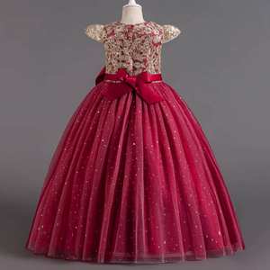 लड़कियों के जन्मदिन की पार्टी 5-14 साल के बच्चे प्राथमिक स्नातक की औपचारिक शादी की शाम की पोशाक - Product Image 6