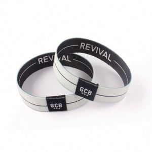 Pulsera y Brazalete Elástico de Tela de Poliéster de Moda, Económico y de Alta Calidad, para Eventos Publicitarios - Product Image 2