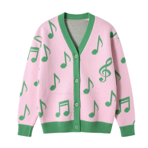 100% Cotton Regular Length Computer Knitted <b>Cardigans</b> Custom Manufacturer Fashion Feminine Women <b>Cardigans</b> <b>Sweater</b> - Product Image 1