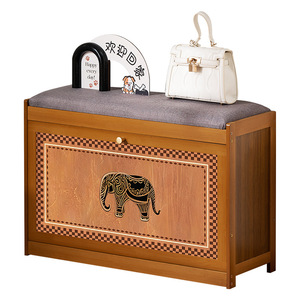 Simple entryway shoe changing <b>stool</b>, easy-to-use shoe cabinet, shoe rack, and <b>stool</b> all in one storage solution for home or - Product Image 3