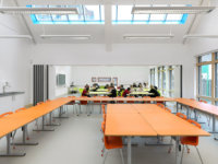 Cloison pliante facile à assembler, cadre en aluminium, panneaux en mélamine, ignifuge, insonorisation, design modulaire pour restaurant, école